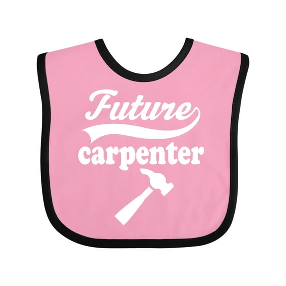 Inktastic Future Carpenter Shirt Occupation Boys or Girls Baby Bib