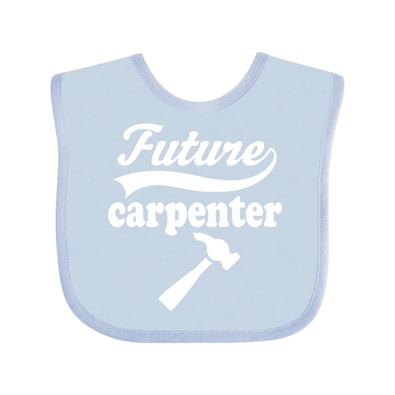 Inktastic Future Carpenter Shirt Occupation Boys or Girls Baby Bib