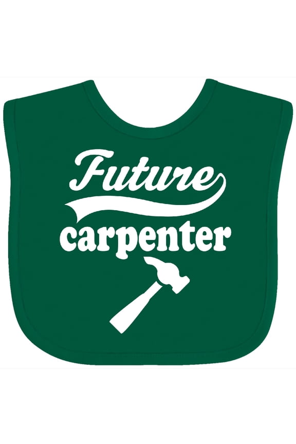 Future Carpenter Shirt Occupation Boys or Girls Baby Bib