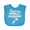 thumbnail image 1 of Inktastic Future Carpenter Shirt Occupation Boys or Girls Baby Bib, 1 of 4