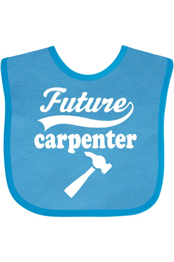 Future Carpenter Shirt Occupation Boys or Girls Baby Bib