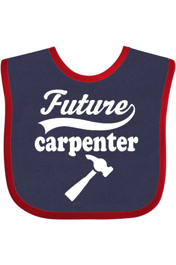Future Carpenter Shirt Occupation Boys or Girls Baby Bib