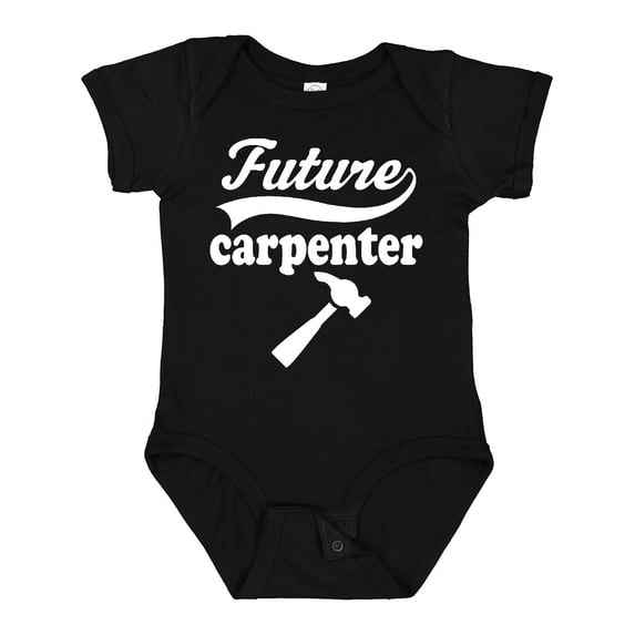 Inktastic Future Carpenter Shirt Occupation Boys or Girls Baby Bodysuit