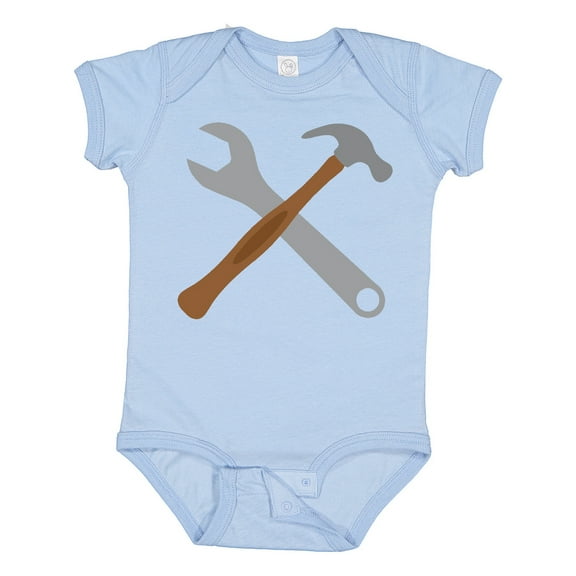 Inktastic Future Carpenter Tools Hammer Wrench Boys Baby Bodysuit