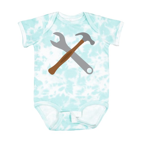 Inktastic Future Carpenter Tools Hammer Wrench Boys Baby Bodysuit