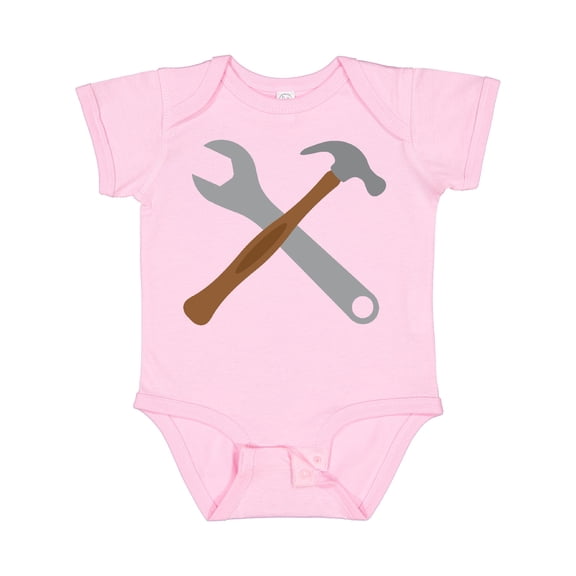 Inktastic Future Carpenter Tools Hammer Wrench Boys Baby Bodysuit