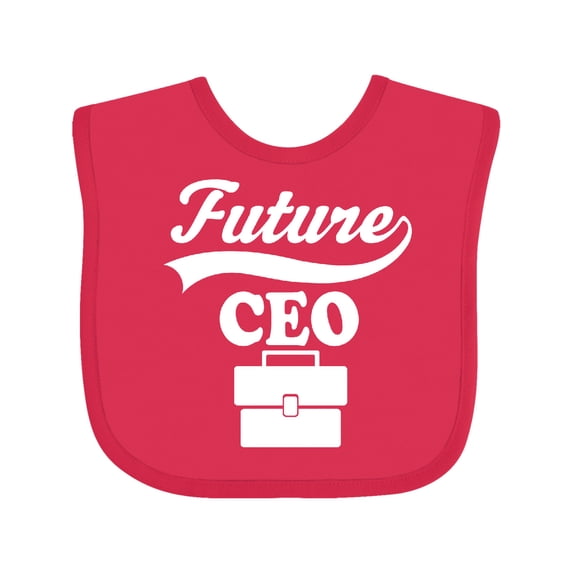 Inktastic Future Ceo Shirt Childs Boss Job Boys or Girls Baby Bib