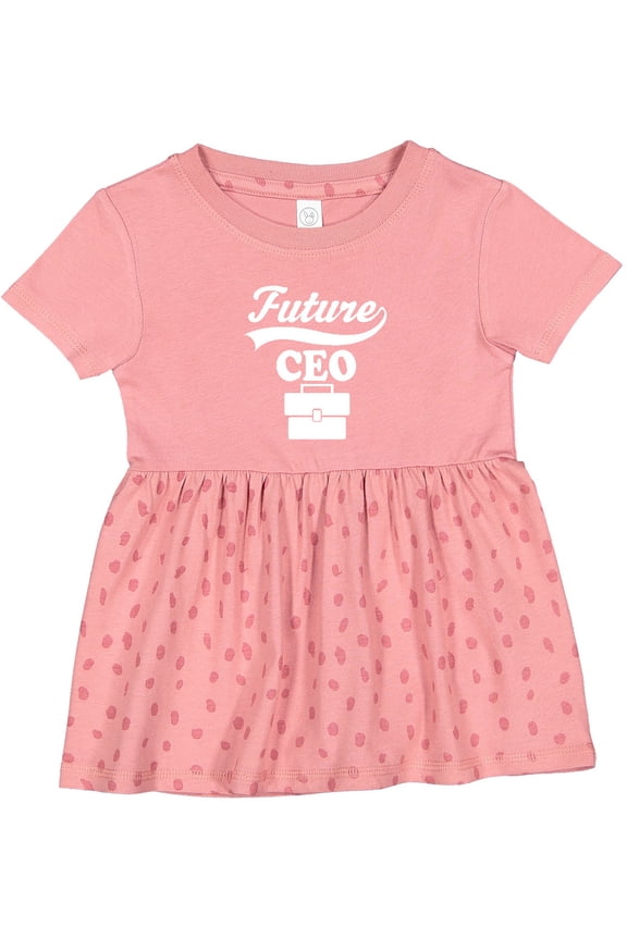 Future Ceo Shirt Childs Boss Job Girls Baby Dress