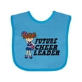 thumbnail image 1 of Inktastic Future Cheerleader Girls Baby Bib, 1 of 4