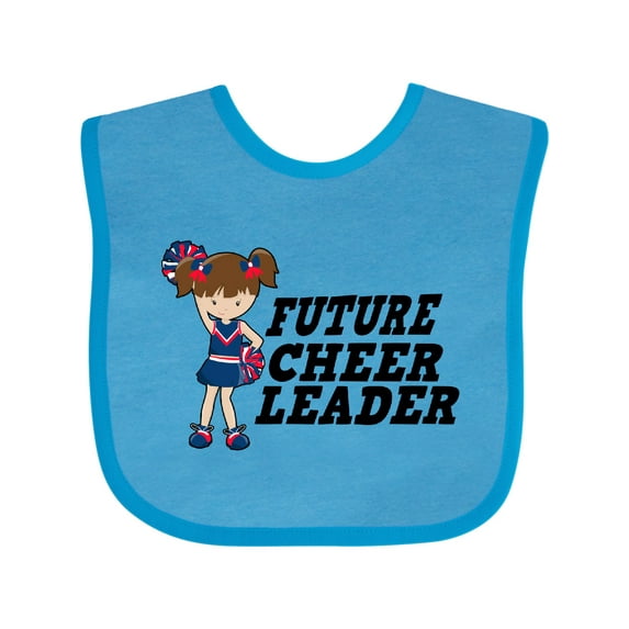 Inktastic Future Cheerleader Girls Baby Bib