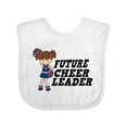 thumbnail image 1 of Inktastic Future Cheerleader Girls Baby Bib, 1 of 4