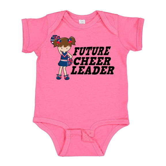 Inktastic Future Cheerleader Girls Baby Bodysuit