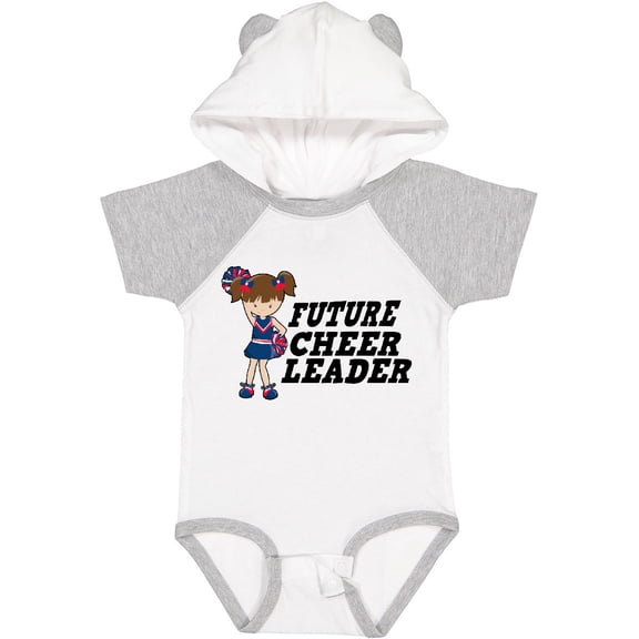 Inktastic Future Cheerleader Girls Baby Bodysuit