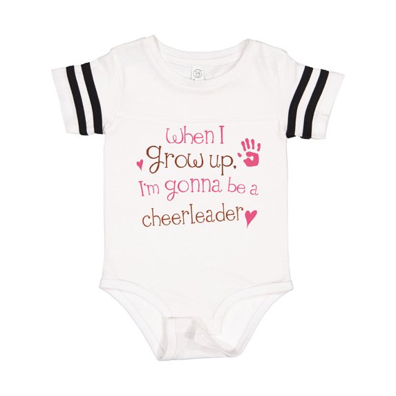 Inktastic Future Cheerleader Girls Cute Gift Baby Girl Bodysuit