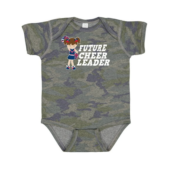 Inktastic Future Cheerleader White Girls Baby Bodysuit