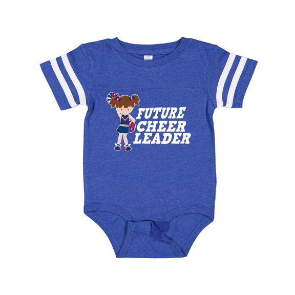Inktastic Future Cheerleader White Girls Baby Bodysuit