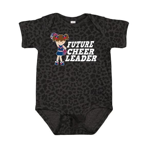 Inktastic Future Cheerleader White Girls Baby Bodysuit