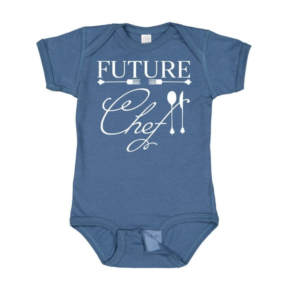 Inktastic Future Chef with Silverware Boys or Girls Baby Bodysuit