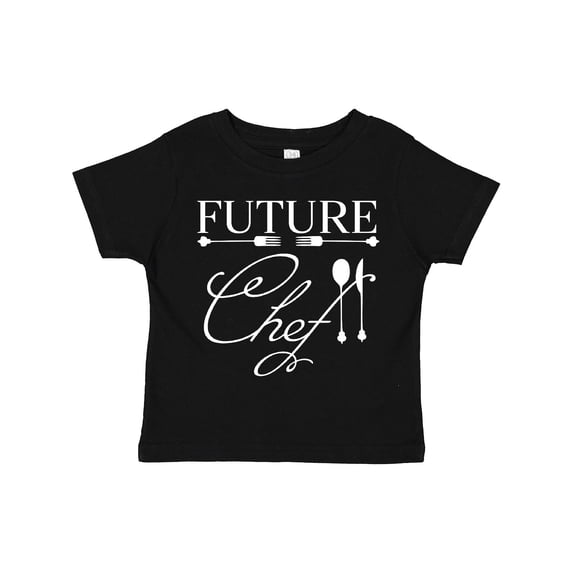 Inktastic Future Chef with Silverware Boys or Girls Toddler T-Shirt