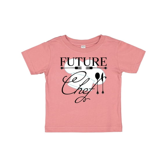 Inktastic Future Chef with Silverware and Hat Boys or Girls Baby T-Shirt