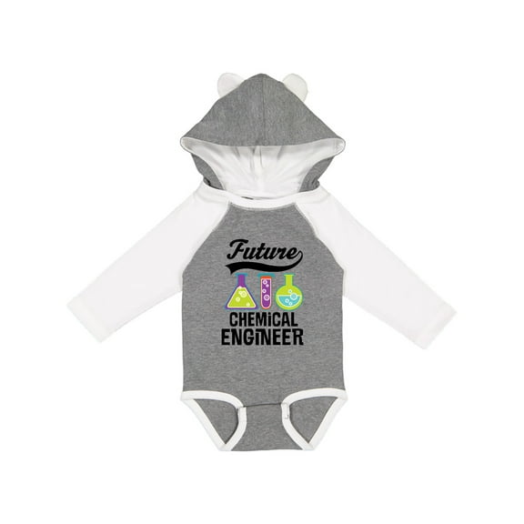 Inktastic Future Chemical Engineer Boys or Girls Long Sleeve Baby Bodysuit