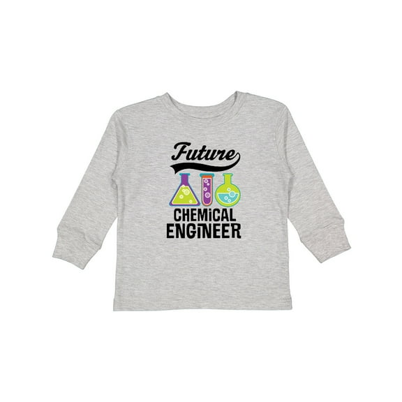 Inktastic Future Chemical Engineer Boys or Girls Long Sleeve Toddler T-Shirt