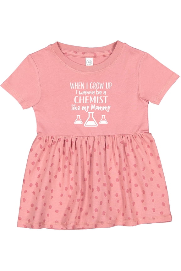 Future Chemist Like Mommy Girls Baby Dress