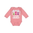 thumbnail image 1 of Inktastic Future Chemist Science Girls Long Sleeve Baby Bodysuit, 1 of 5