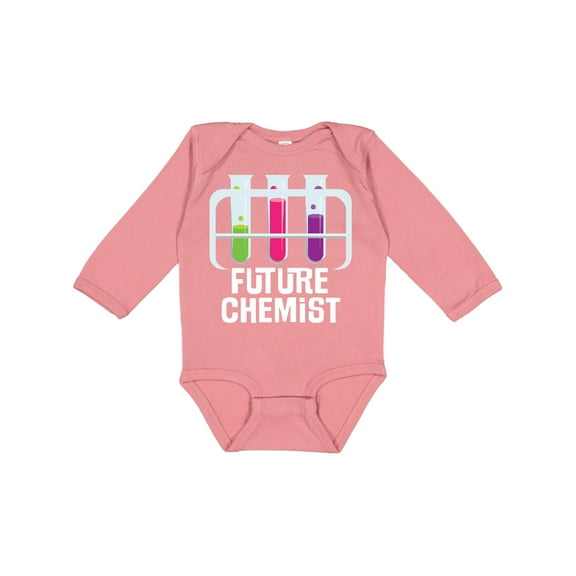Inktastic Future Chemist Science Girls Long Sleeve Baby Bodysuit