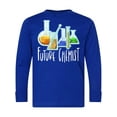 thumbnail image 1 of Inktastic Future Chemist with Beakers, Test Tubes and Formulas Long Sleeve Youth T-Shirt, 1 of 5