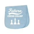 thumbnail image 1 of Inktastic Future Chess Champ Game Champion Baby Burp Cloth, 1 of 3