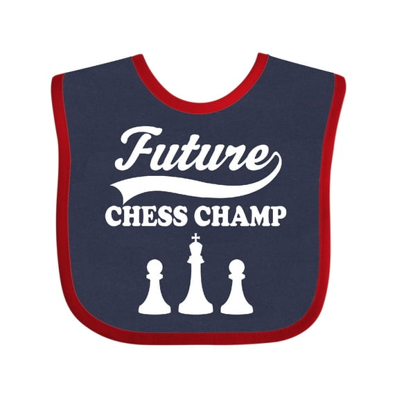 Inktastic Future Chess Champ Game Champion Boys or Girls Baby Bib