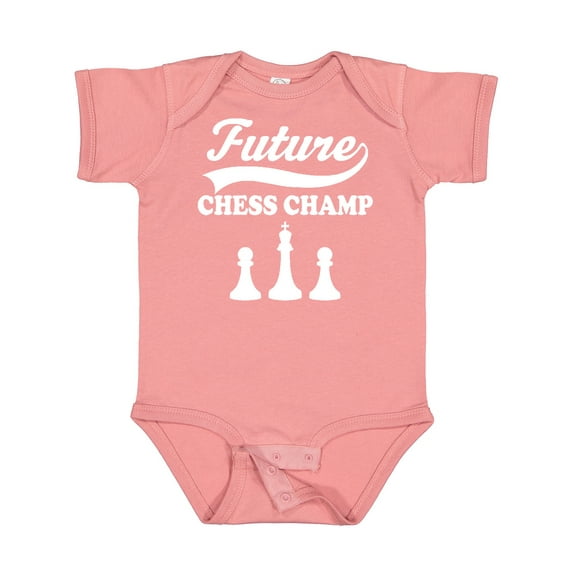 Inktastic Future Chess Champ Game Champion Boys or Girls Baby Bodysuit
