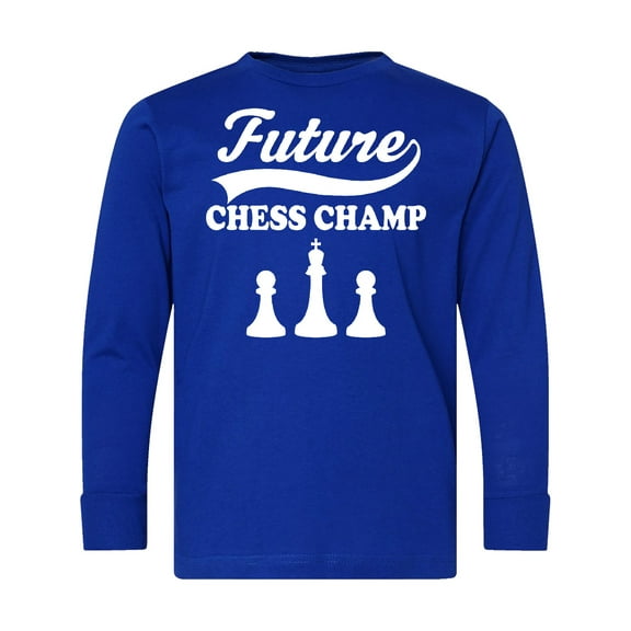 Inktastic Future Chess Champ Game Champion Long Sleeve Youth T-Shirt