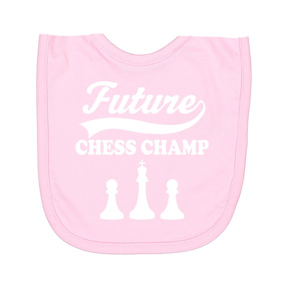 Inktastic Future Chess Champ Game Champion Newborn Bib