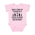 thumbnail image 1 of Inktastic Future Chess Player Like Daddy Boys or Girls Baby Bodysuit, 1 of 5