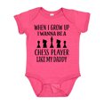 thumbnail image 1 of Inktastic Future Chess Player Like Daddy Boys or Girls Baby Bodysuit, 1 of 5