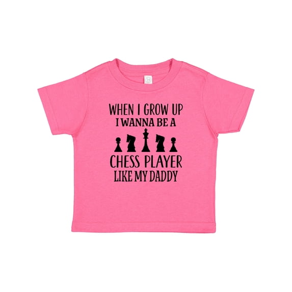 Inktastic Future Chess Player Like Daddy Boys or Girls Baby T-Shirt