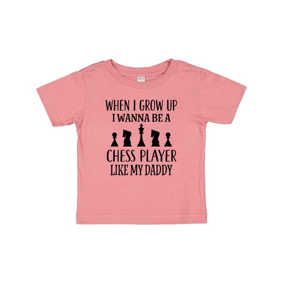 Inktastic Future Chess Player Like Daddy Boys or Girls Baby T-Shirt