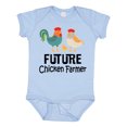 thumbnail image 1 of Inktastic Future Chicken Farmer Childs Boys or Girls Baby Bodysuit, 1 of 5