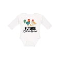 thumbnail image 1 of Inktastic Future Chicken Farmer Childs Boys or Girls Long Sleeve Baby Bodysuit, 1 of 5