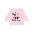 thumbnail image 1 of Inktastic Future Chicken Farmer Childs Boys or Girls Long Sleeve Toddler T-Shirt, 1 of 5