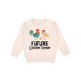 thumbnail image 1 of Inktastic Future Chicken Farmer Childs Toddler Sweatshirt, 1 of 4