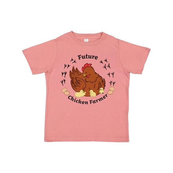 Inktastic Future Chicken Farmer-mother Hen and Chicks Boys or Girls Toddler T-Shirt