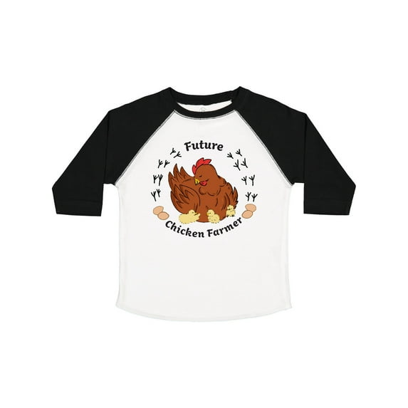 Inktastic Future Chicken Farmer-mother Hen and Chicks Boys or Girls Toddler T-Shirt