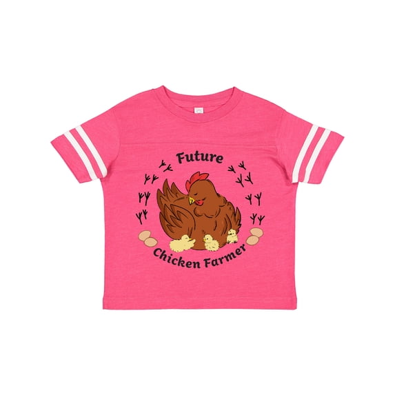 Inktastic Future Chicken Farmer-mother Hen and Chicks Boys or Girls Toddler T-Shirt