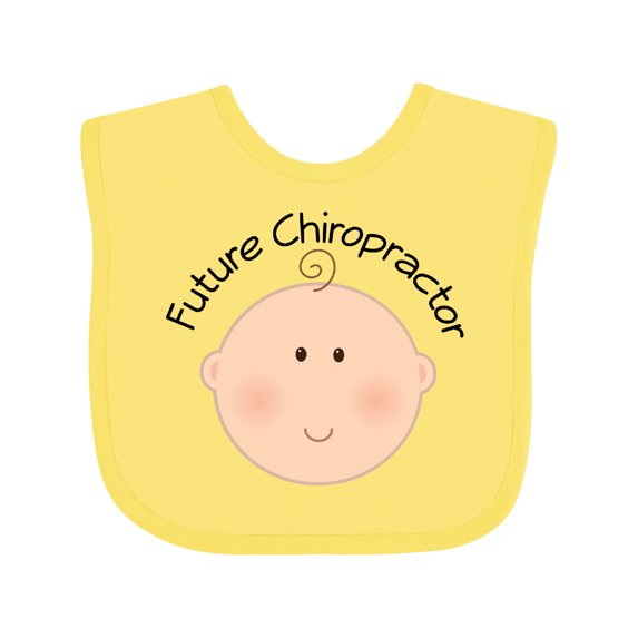 Inktastic Future Chiropractor Baby Boys or Girls Baby Bib