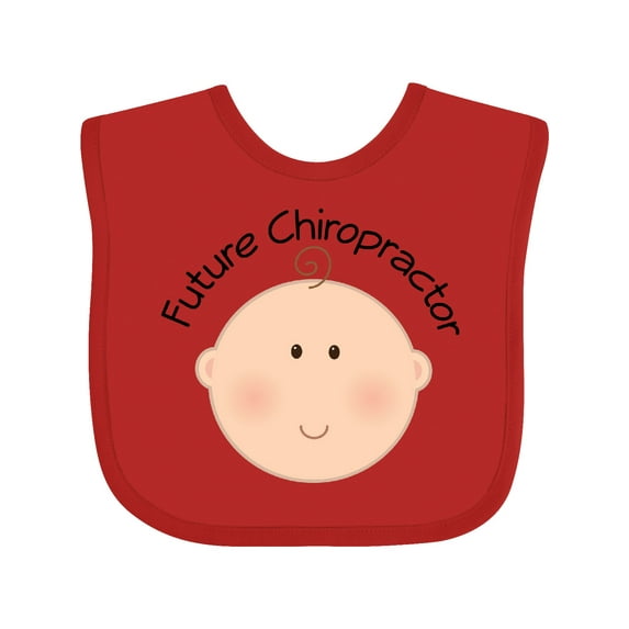 Inktastic Future Chiropractor Baby Boys or Girls Baby Bib