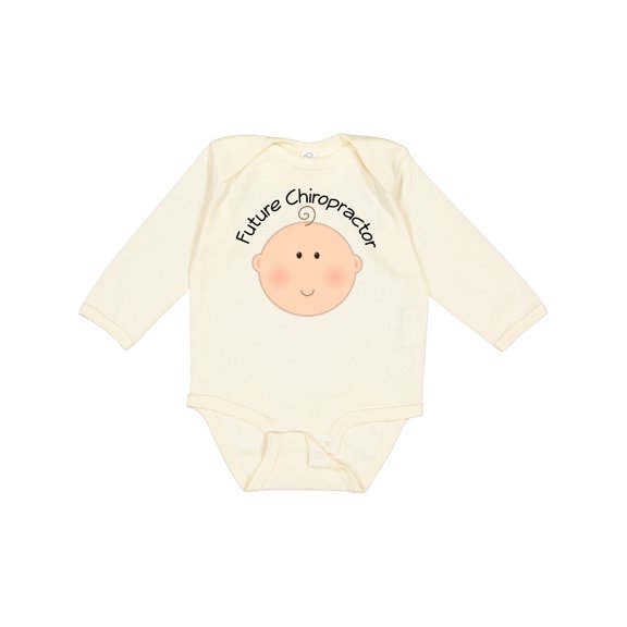 Inktastic Future Chiropractor Baby Boys or Girls Long Sleeve Baby Bodysuit