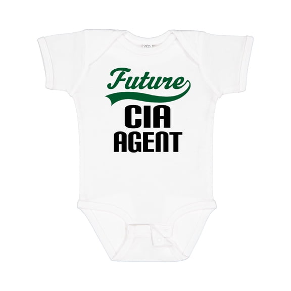 Inktastic Future Cia Agent Childs Boys Baby Bodysuit